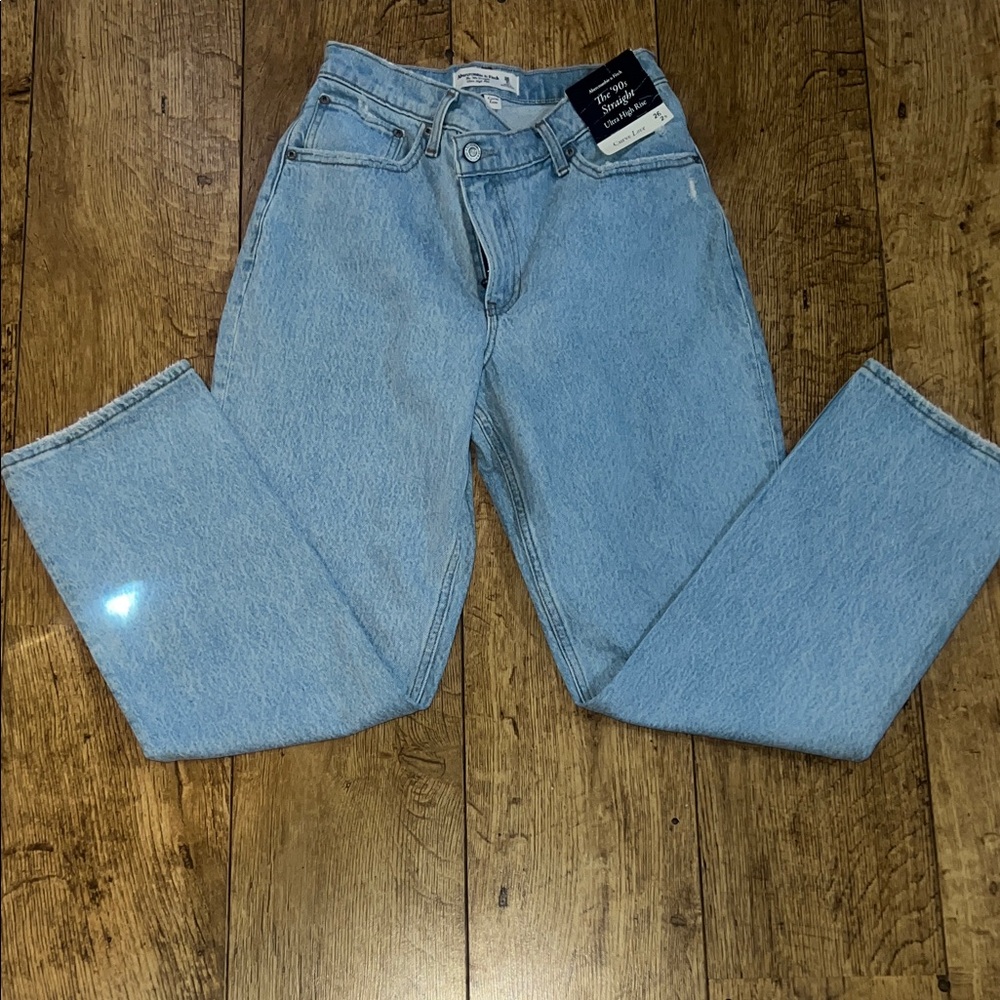 Abercrombie & Fitch Light Blue Straight Men's Jeans